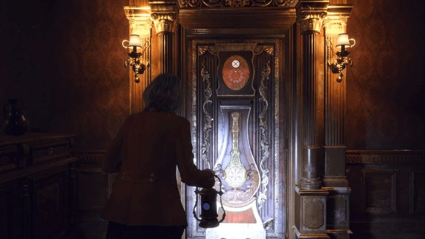 how to solve the clock puzzle in resident evil 4