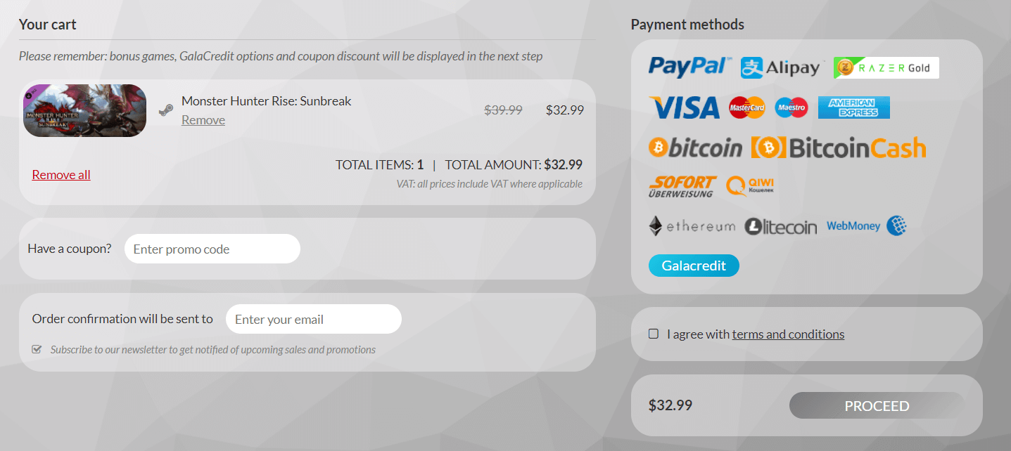 indiegala payment