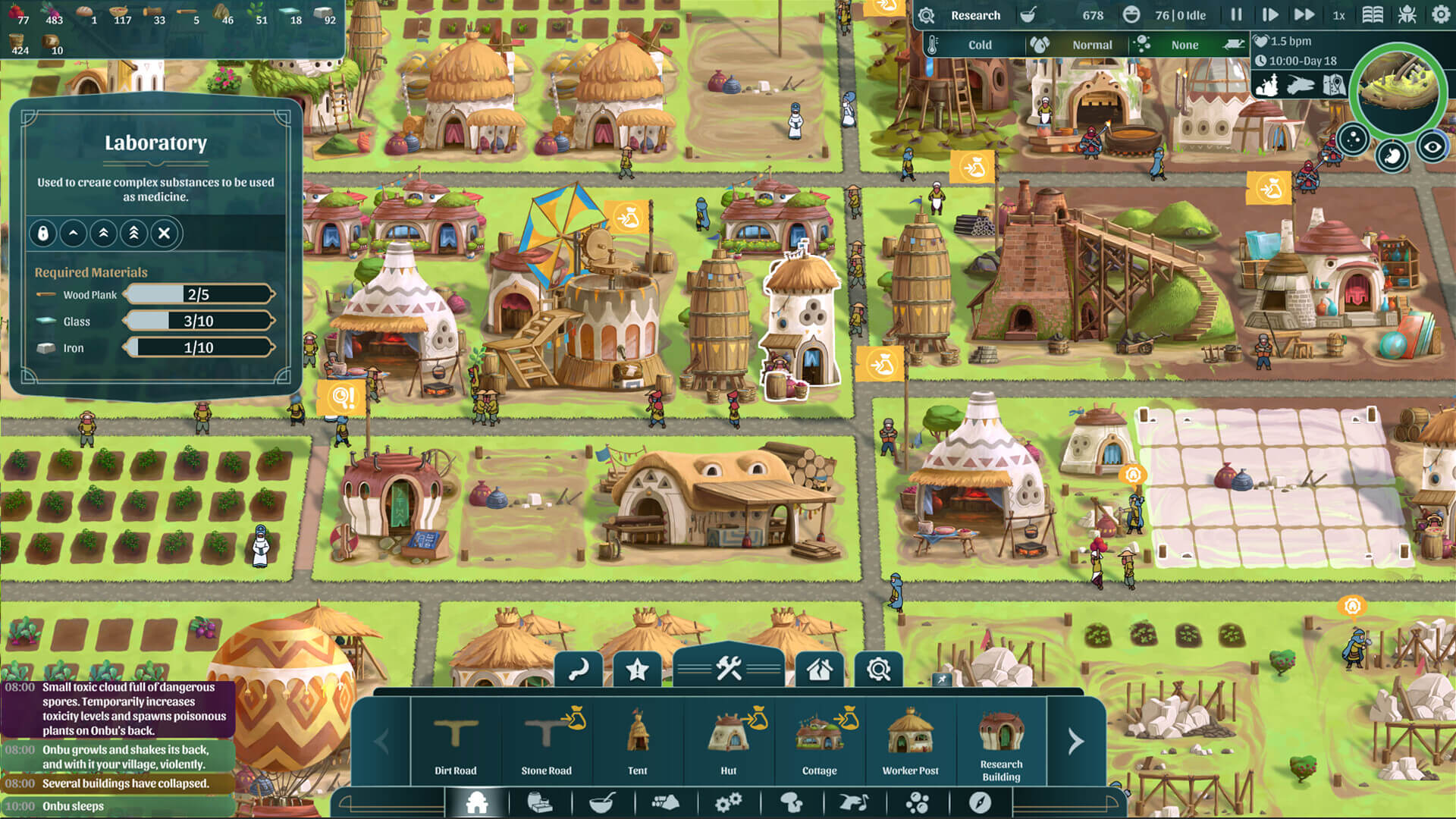 wandering village gameplay